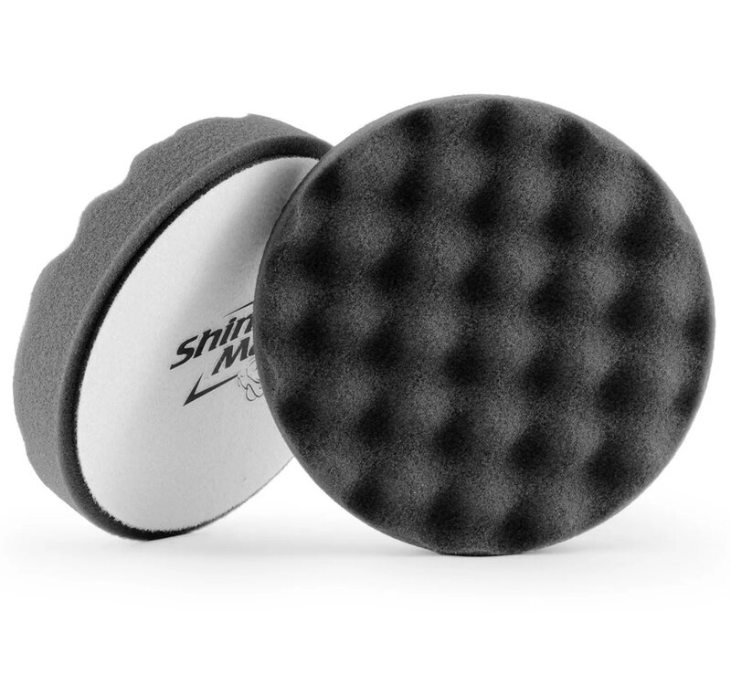 ShineMate - Waffle Grey Finishing Pad 6"