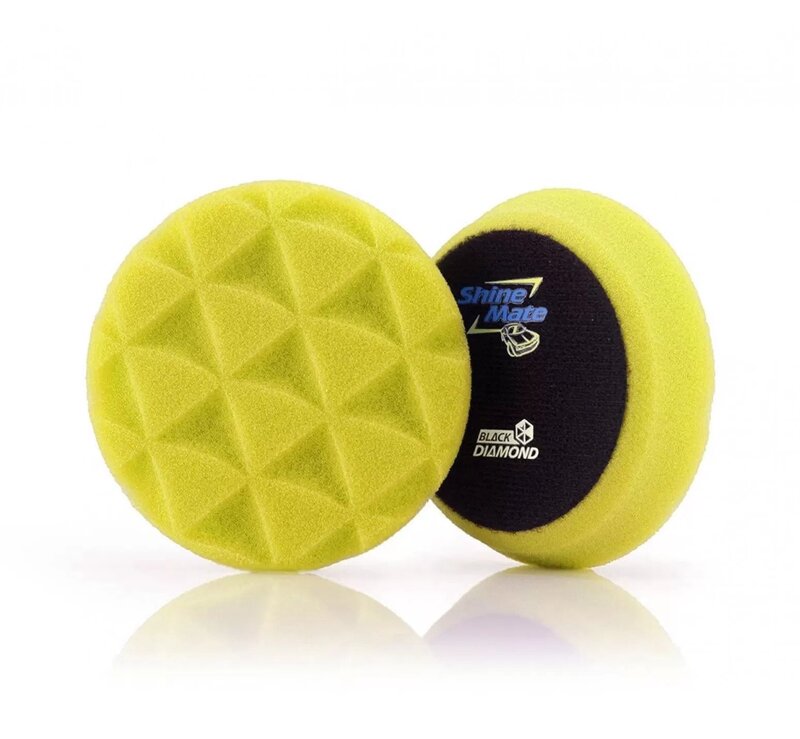 ShineMate - Black Diamond Yellow Cutting Pad 4"
