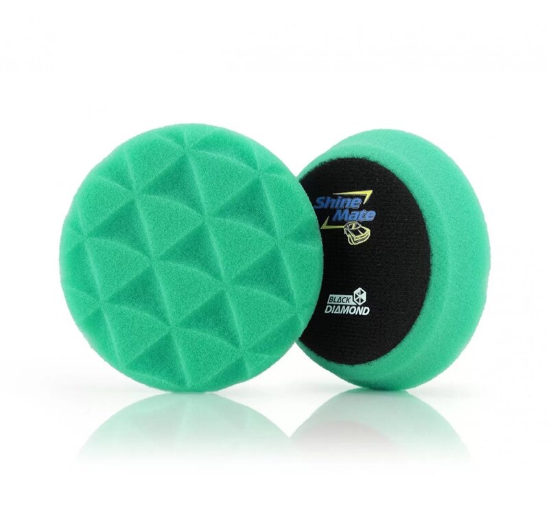 ShineMate - Black Diamond Green Heavy Cutting Pad 4"