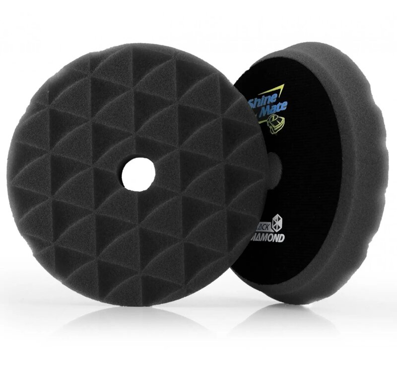 ShineMate - Black Diamond Grey Wax Pad 6"