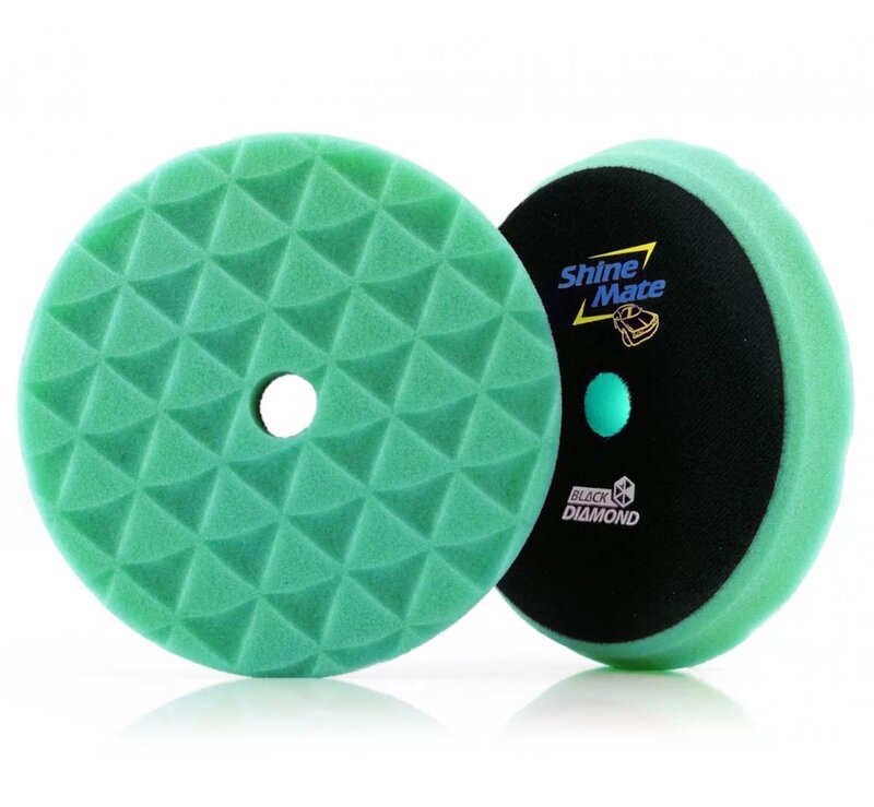 ShineMate - Black Diamond Green Heavy Cutting Pad 7"