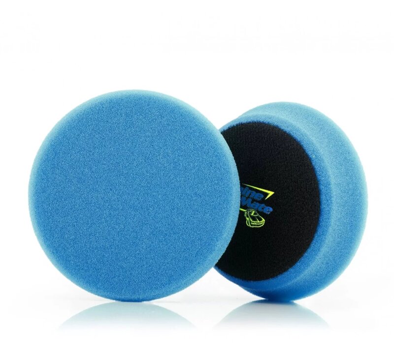 ShineMate - Flat Foam Pad Blue Polishing Pad 4"