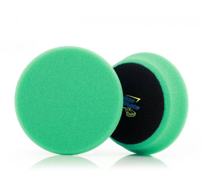 ShineMate - Flat Foam Pad Green Heavy Cutting Pad 4"