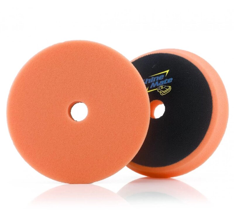 ShineMate - Flat Foam Pad Orange Light Cutting 6"