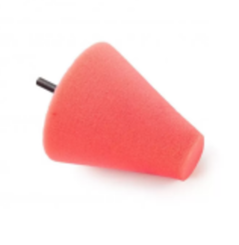 ShineMate Foam Polishing Cone - Red Soft Finishing