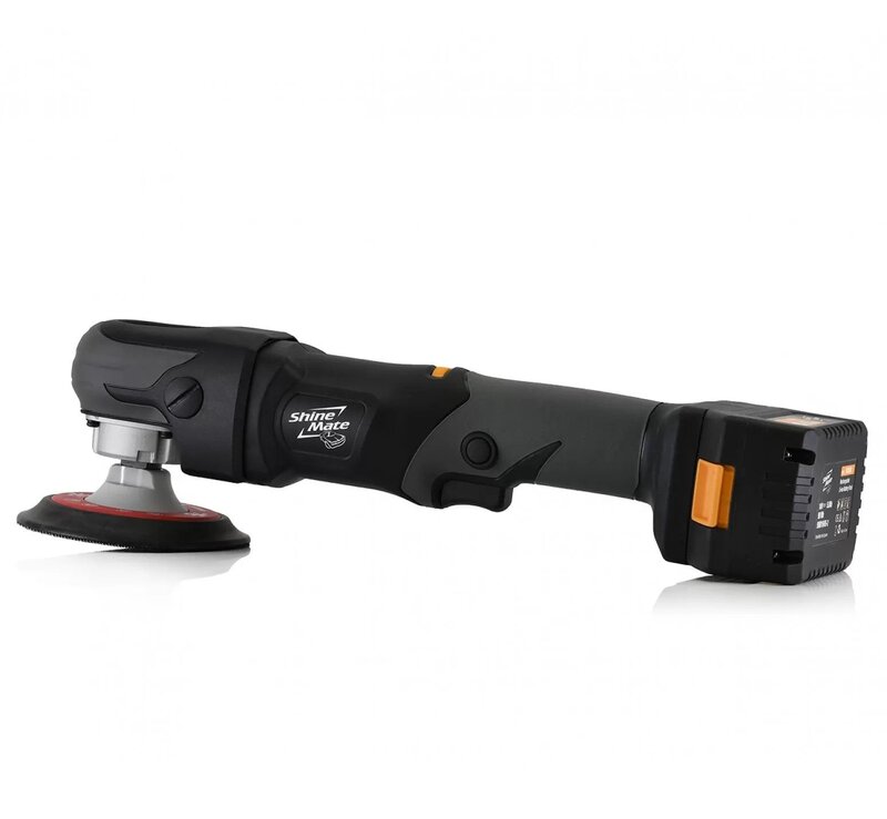 ShineMate EB251-5 Cordless Rotary Polisher w/ 2 Batteries & Charger