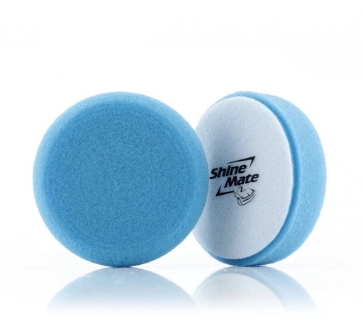 [SM-34023-6] ShineMate - 3.2" Blue Polishing Pad