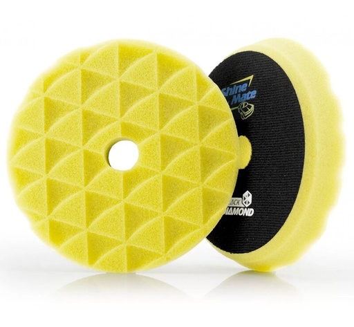 [SM-34116-1] ShineMate - Black Diamond Yellow Cutting Pad 6"