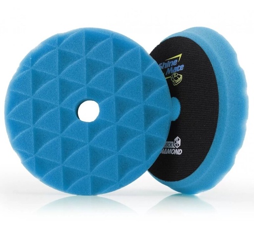 [SM-34116-6] ShineMate - Black Diamond Blue Polishing Pad 6"