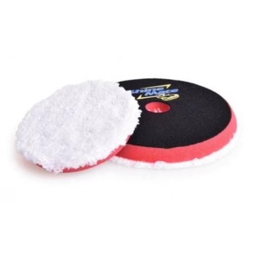 [SM-41236-7] ShineMate - Red Microfibre FINISHING PAD - 3"