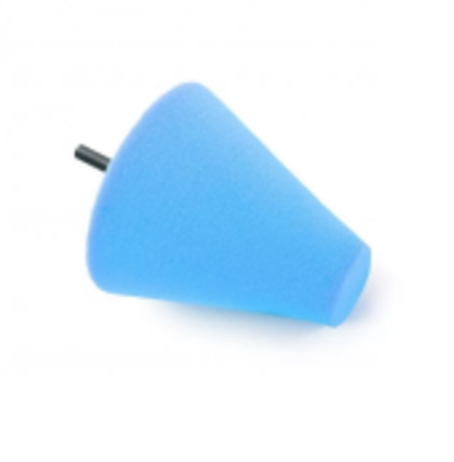 [SM-48020-6] ShineMate Foam Polishing Cone - Blue Polishing