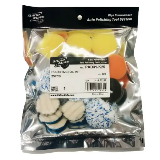 [SM-PAD31-K25] ShineMate Pad Kit For 31mm Backing Plate