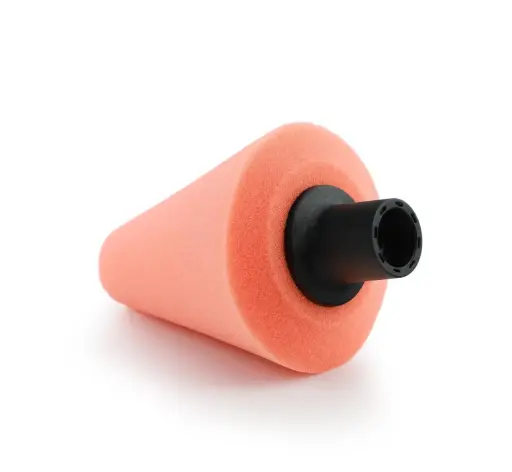 [SM-48130-42] ShineMate Foam Polishing Cone - Orange (M14 Fitment)